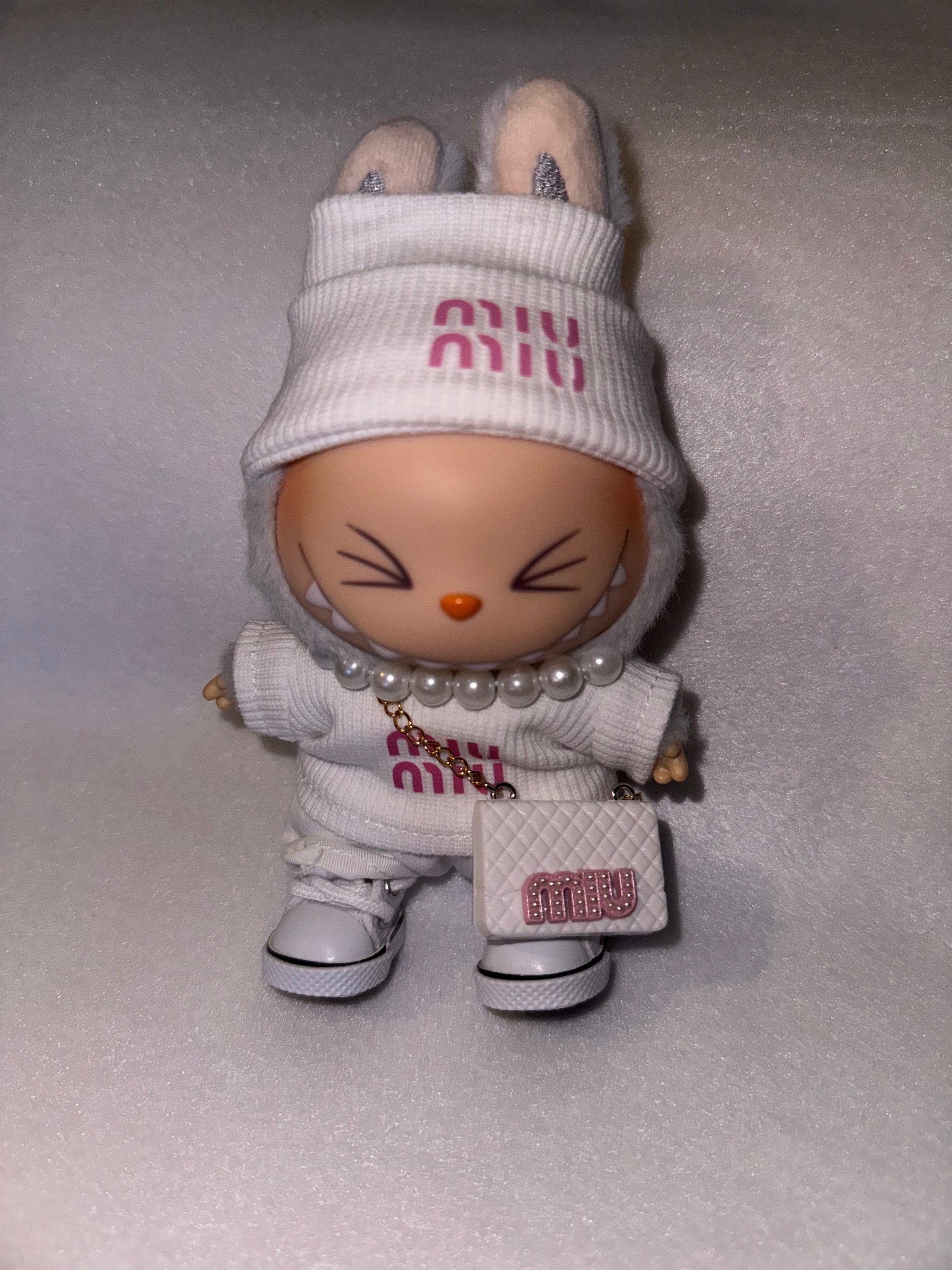 Set M.M blanc et rose